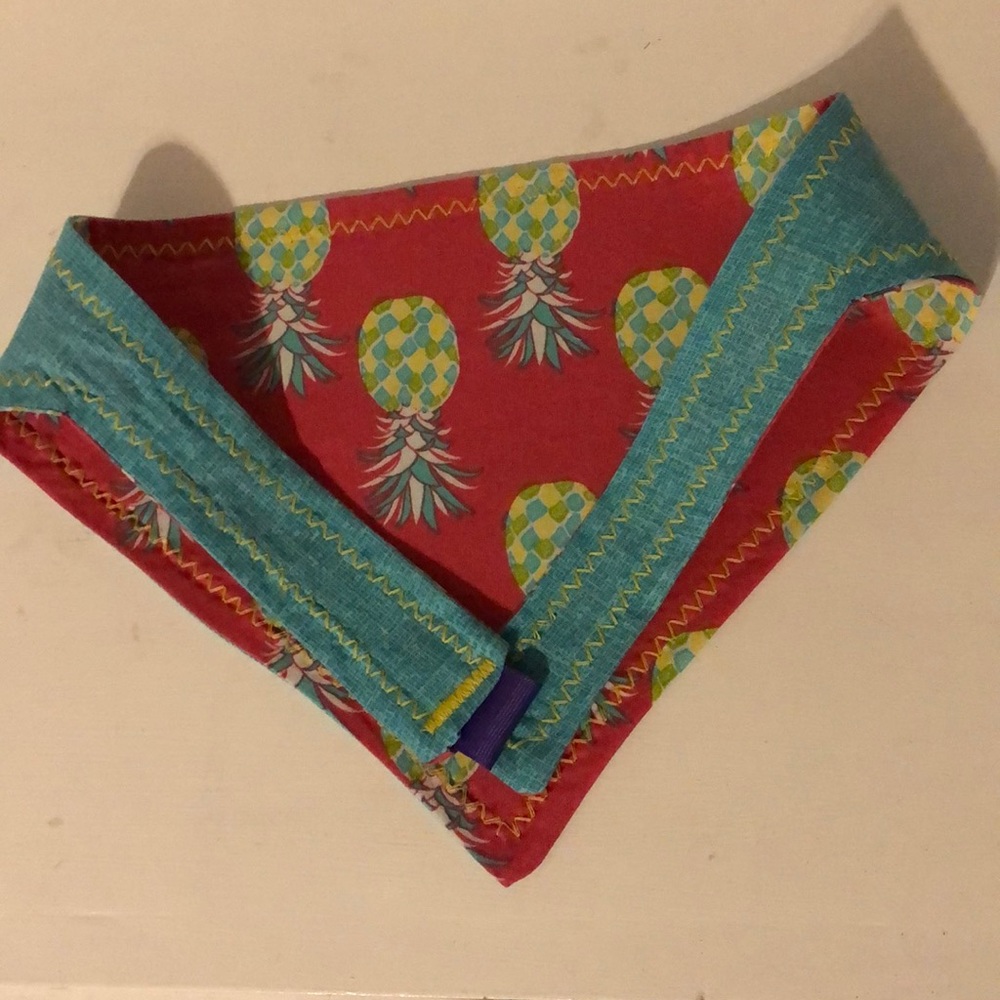 Reversible dog bandanna